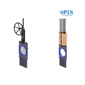 Válvulas Guilhotina Montagnoli Linha Faca Passante